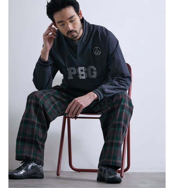 Paris Saint-Germain「【Paris Saint-Germain / パリ・サン＝ジェルマン】 JP Snapline Henley Piste」|ブルゾン・スタジャン|