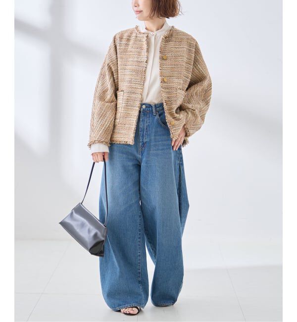 journal standard L'essage「GIOLICA TWEED ドルマンジャケット」|その他|