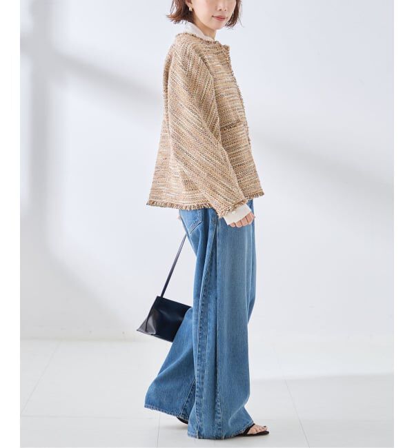 journal standard L'essage「GIOLICA TWEED ドルマンジャケット」|その他|
