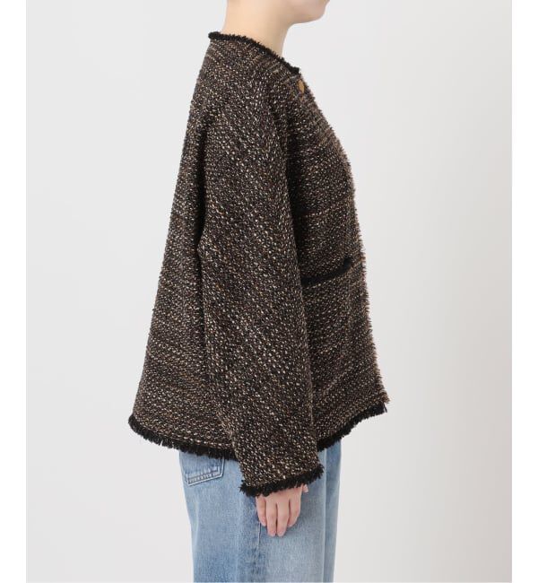 journal standard L'essage「GIOLICA TWEED ドルマンジャケット」|その他|