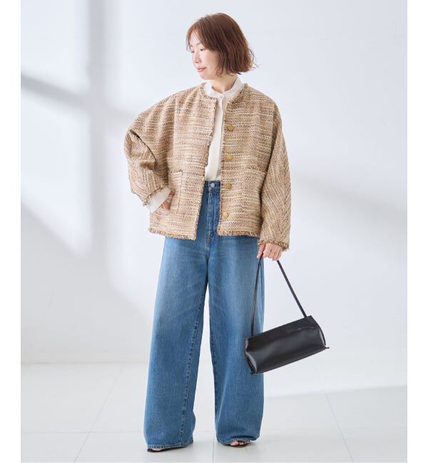 journal standard L'essage「GIOLICA TWEED ドルマンジャケット」|その他|