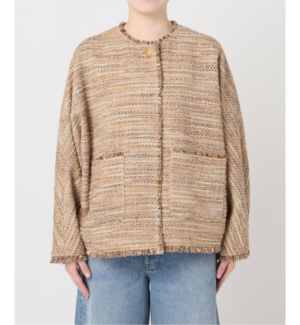 journal standard L'essage「GIOLICA TWEED ドルマンジャケット」|その他|