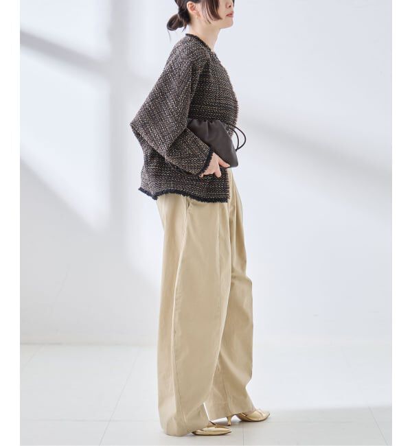 journal standard L'essage「GIOLICA TWEED ドルマンジャケット」|その他|