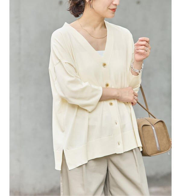 JOURNAL STANDARD「【UVカット/洗える/接触冷感】WASHABLE COOL UV Vカーディガン」|カーディガン|