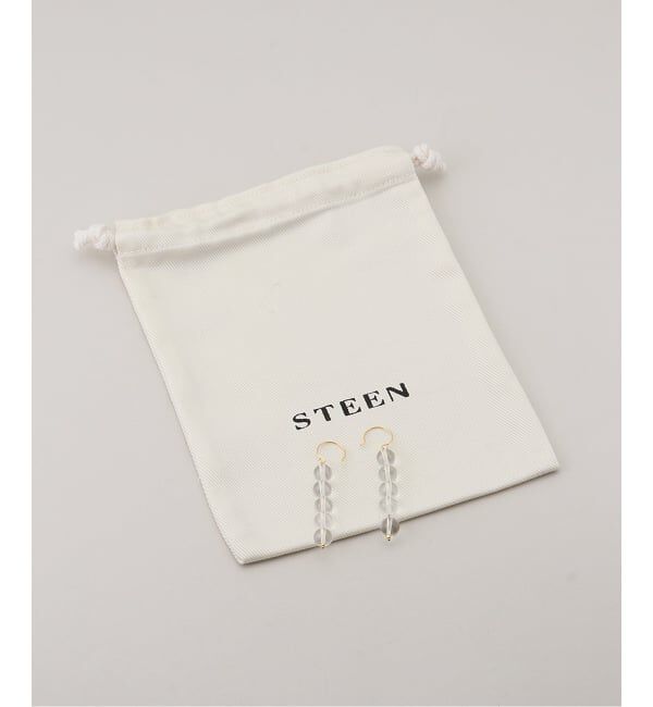  「STEEN / スティン Snow Ball Earrings」|ピアス|
