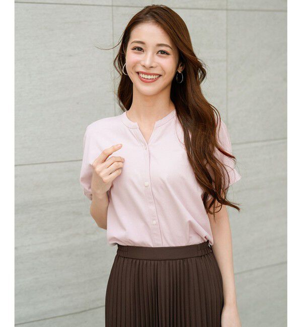 ANY SIS「【美ライン大人T】裾タックゆる プルオーバー」|Tシャツ・カットソー|
