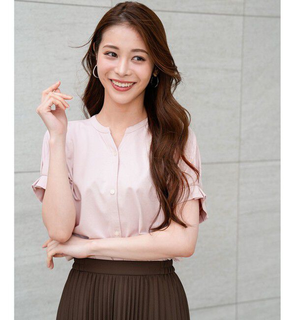 ANY SIS「【美ライン大人T】裾タックゆる プルオーバー」|Tシャツ・カットソー|