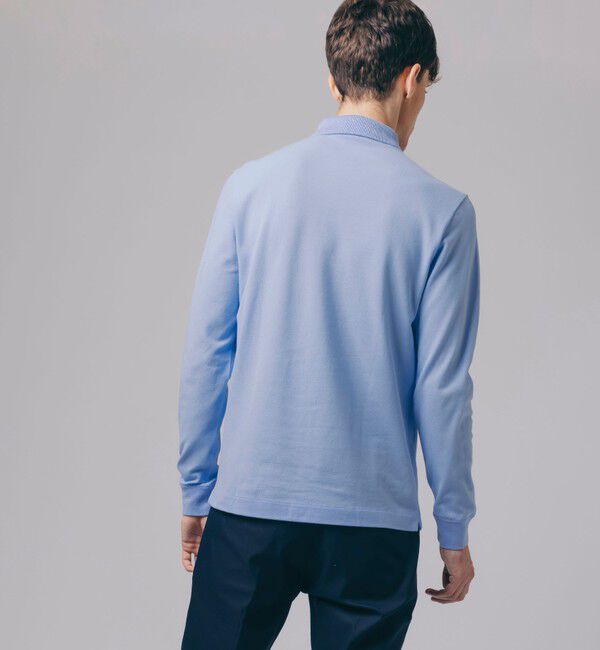 LACOSTE「比翼フロントロングスリーブポロシャツ」|ポロシャツ|