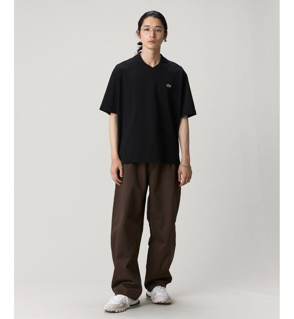 LACOSTE「L.12.12アレンジ スキッパーネックポロシャツ」|ポロシャツ|