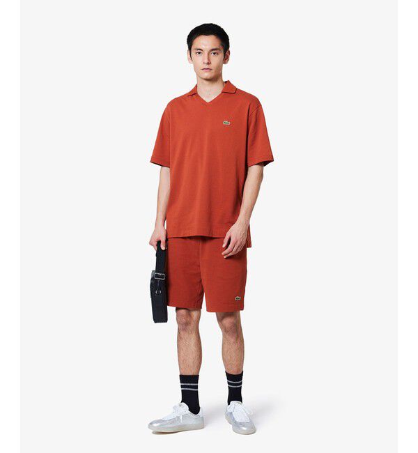 LACOSTE「L.12.12アレンジ スキッパーネックポロシャツ」|ポロシャツ|