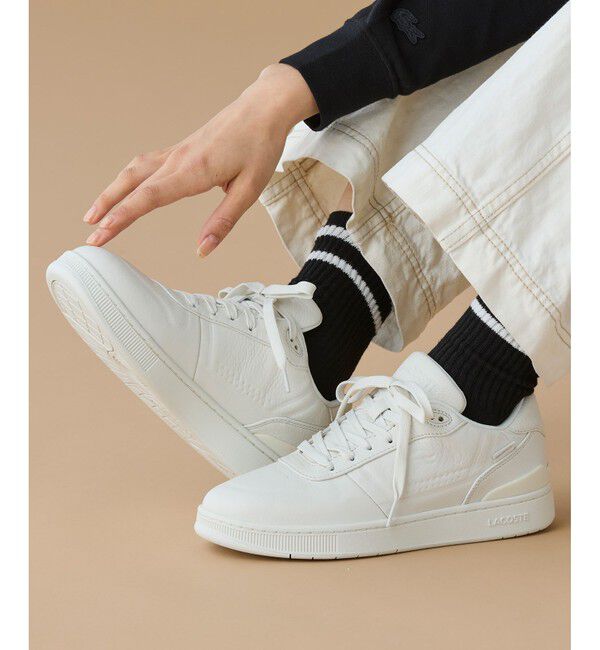 LACOSTE「レディース T-CLIP SHIELD 225 1 SFA」|スニーカー|