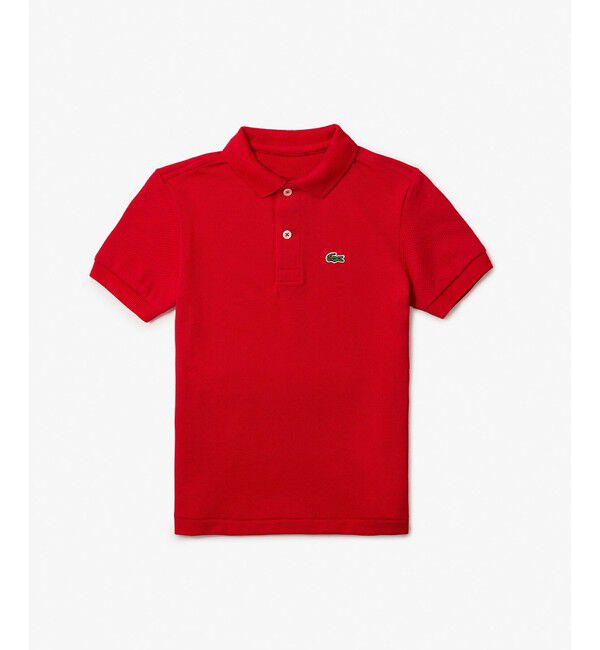 LACOSTE「【EC only】Boys ポロシャツ (半袖)」|ポロシャツ|レッド
