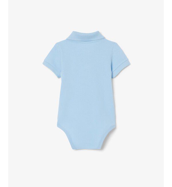 LACOSTE「新生児鹿の子地ボディスーツ」|ロンパース|