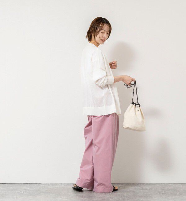 NOLLEY'S「【一部WEB限定サイズ】《撥水》ウォッシャブル撥水ワイドラップパンツ」|その他|