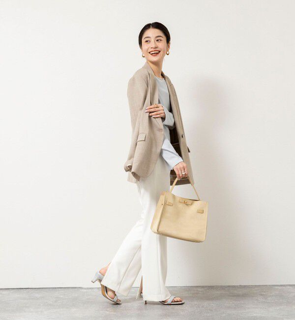 NOLLEY'S sophi「《撥水》カットジョーゼットスリットパンツ」|その他|