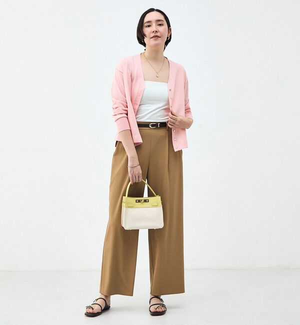 NOLLEY'S「《セットアップ対応》ウォッシャブルイージーツイルセミワイドパンツ」|その他|