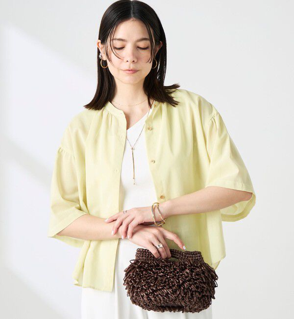 NOLLEY'S「【BECシリーズ】ウォッシャブル袖2ＷAYシアーボイルブラウス」|シャツ・ブラウス|
