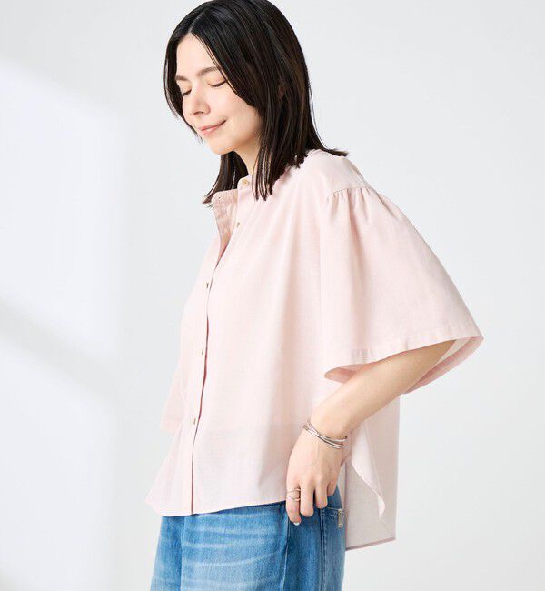 NOLLEY'S「【BECシリーズ】ウォッシャブル袖2ＷAYシアーボイルブラウス」|シャツ・ブラウス|