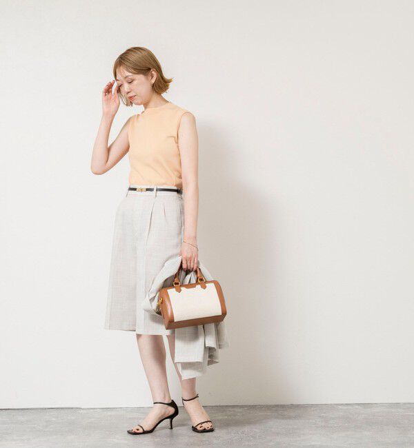 NOLLEY'S sophi「《セットアップ対応》ウォッシャブルリネンライクシアーボイルハーフパンツ」|その他|