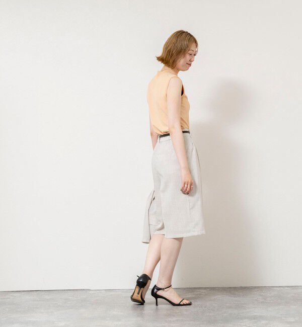 NOLLEY'S sophi「《セットアップ対応》ウォッシャブルリネンライクシアーボイルハーフパンツ」|その他|