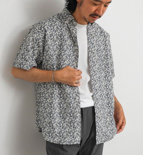 NOLLEY'S goodman「総柄BDシャツ 26SS」|シャツ・ブラウス|