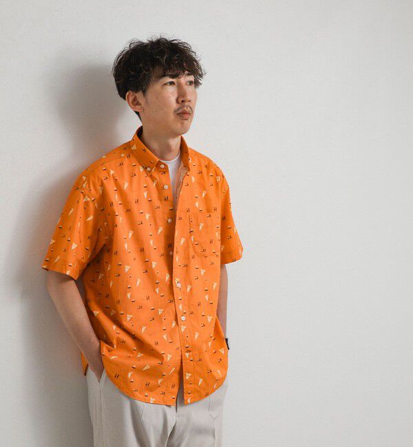 NOLLEY'S goodman「総柄BDシャツ 26SS」|シャツ・ブラウス|