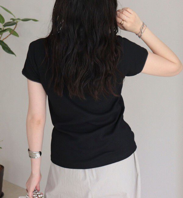 fredy emue「リンガー配色Tシャツ」|Tシャツ・カットソー|