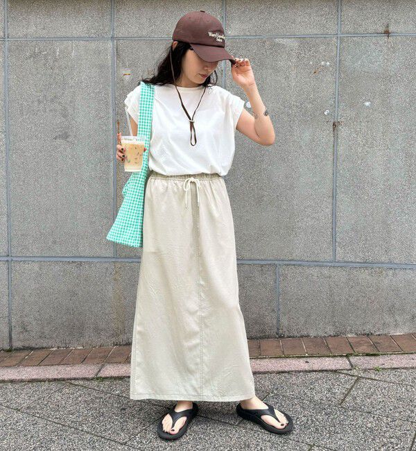 fredy emue「シルケットフレンチタックTシャツ」|Tシャツ・カットソー|