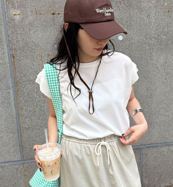 fredy emue「シルケットフレンチタックTシャツ」|Tシャツ・カットソー|