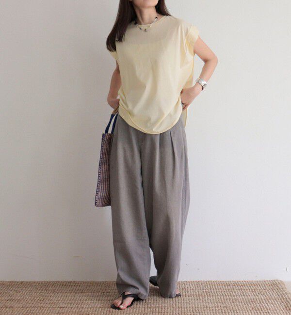 fredy emue「シルケットフレンチタックTシャツ」|Tシャツ・カットソー|