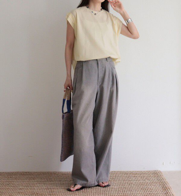 fredy emue「シルケットフレンチタックTシャツ」|Tシャツ・カットソー|