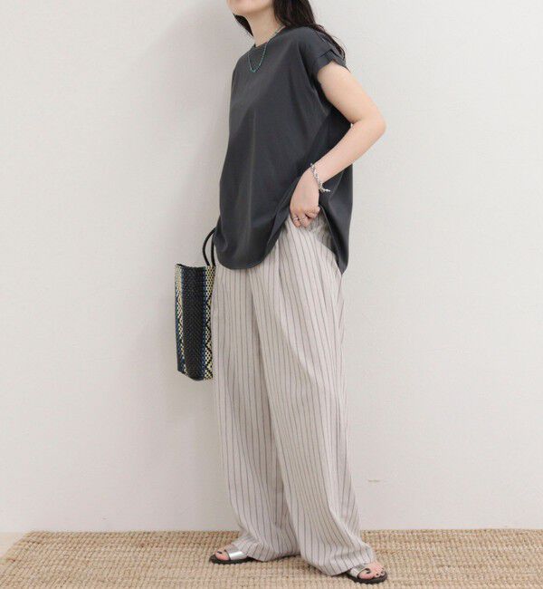 fredy emue「シルケットフレンチタックTシャツ」|Tシャツ・カットソー|