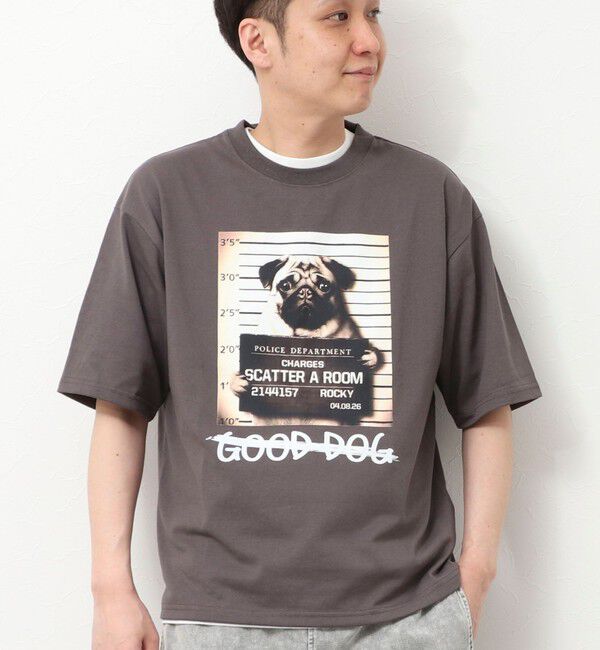 FREDY MAC「【FREDYMAC/フレディマック】【POLICE DEPARTMENT】度詰め天竺 ショートスリーブTEE」|Tシャツ・カットソー|グレー系その他