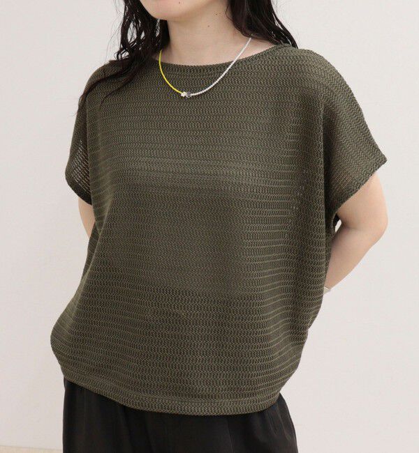 fredy emue「メッシュフレンチプルオーバーカットソー」|Tシャツ・カットソー|