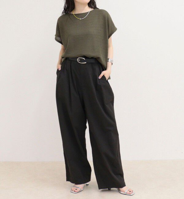 fredy emue「メッシュフレンチプルオーバーカットソー」|Tシャツ・カットソー|