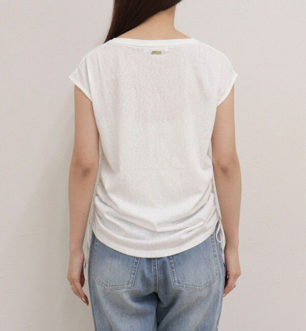 fredy emue「シャーリングノースリーブカットソー」|Tシャツ・カットソー|