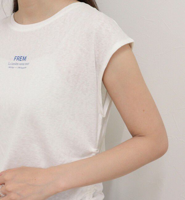 fredy emue「シャーリングノースリーブカットソー」|Tシャツ・カットソー|