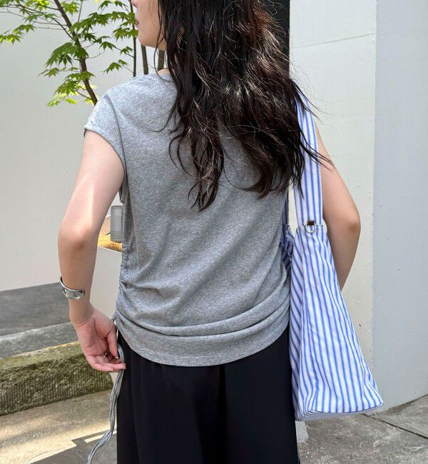 fredy emue「シャーリングノースリーブカットソー」|Tシャツ・カットソー|