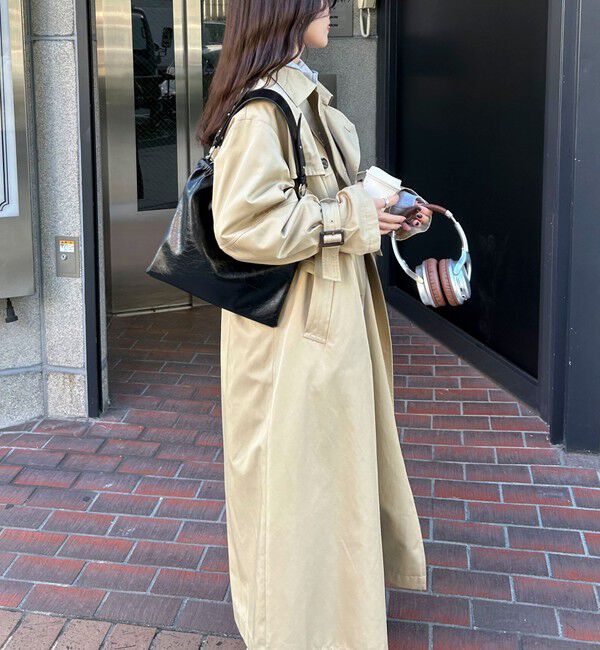 fredy emue「【発売のたび即完売】袖ボリュームトレンチコート」|トレンチコート|