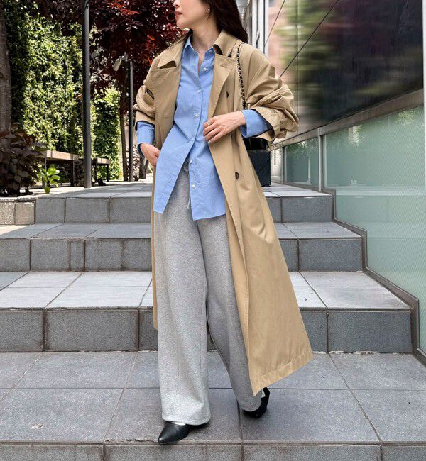 fredy emue「【発売のたび即完売】袖ボリュームトレンチコート」|トレンチコート|