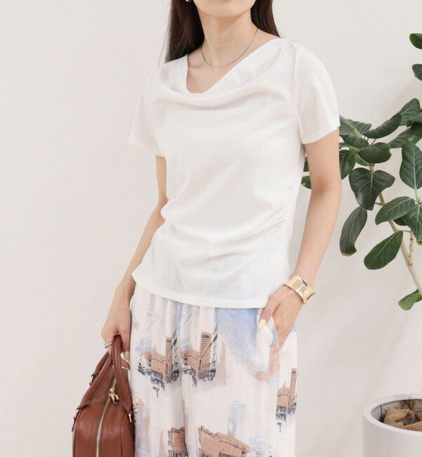 fredy emue「ドレープカットソーブラウス」|Tシャツ・カットソー|