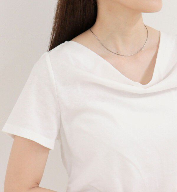 fredy emue「ドレープカットソーブラウス」|Tシャツ・カットソー|