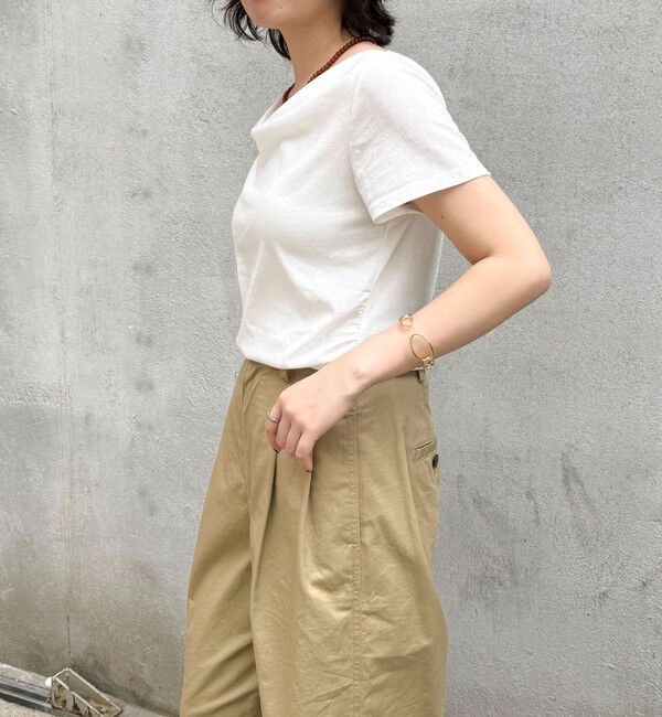 fredy emue「ドレープカットソーブラウス」|Tシャツ・カットソー|