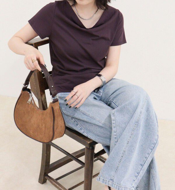 fredy emue「ドレープカットソーブラウス」|Tシャツ・カットソー|
