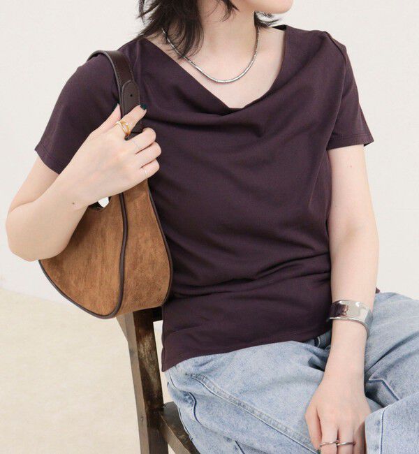 fredy emue「ドレープカットソーブラウス」|Tシャツ・カットソー|