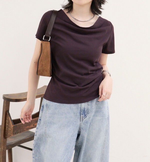 fredy emue「ドレープカットソーブラウス」|Tシャツ・カットソー|