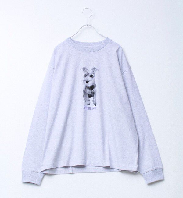 GLOSTER「【新デザイン】【DOG&CAT】NEW犬猫ロンT」|Tシャツ・カットソー|グレー系その他4