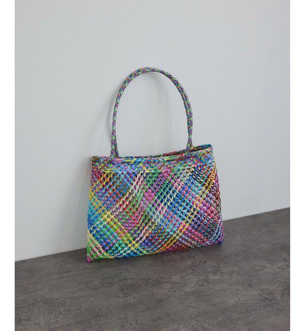 SALON adam et rope'「【Diminutivo（ディミヌティーボ）】合成パルマメッシュトートバッグM」|トートバッグ|