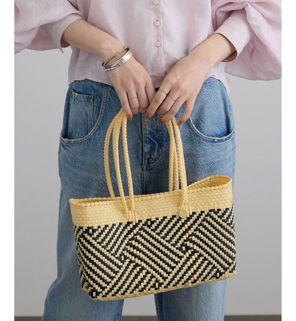 SALON adam et rope'「【Letra（レトラ）for SALON】PRAYA short XS / ロングハンドル」|トートバッグ|