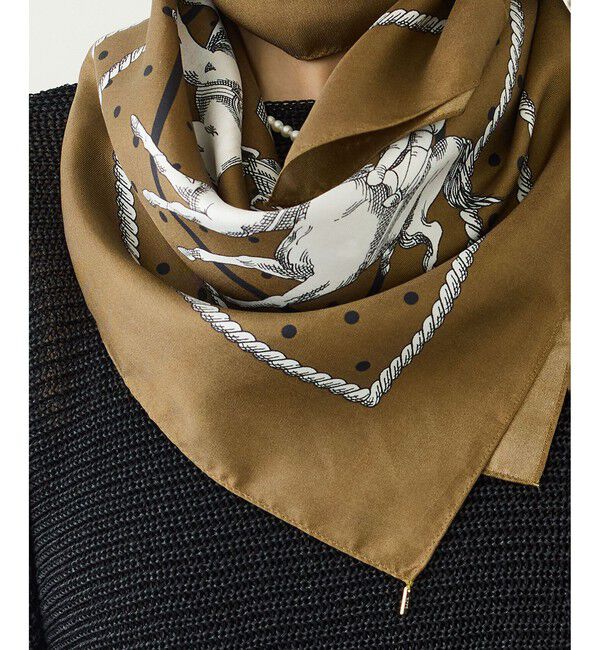 ROPE「ROPE' リバイバルシルクスカーフ/ Lサイズ・26AW」|バンダナ・スカーフ|